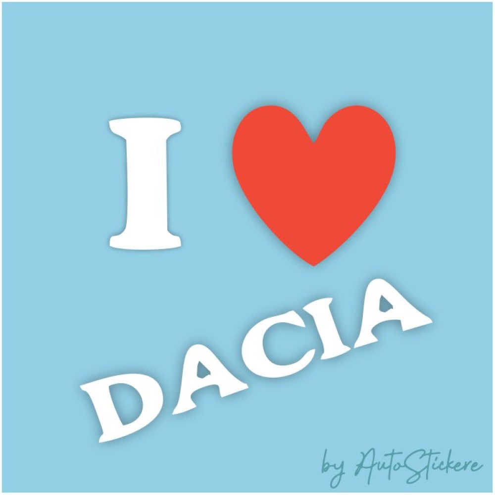 I love Daciaideal pentru personalizarea mașinilor